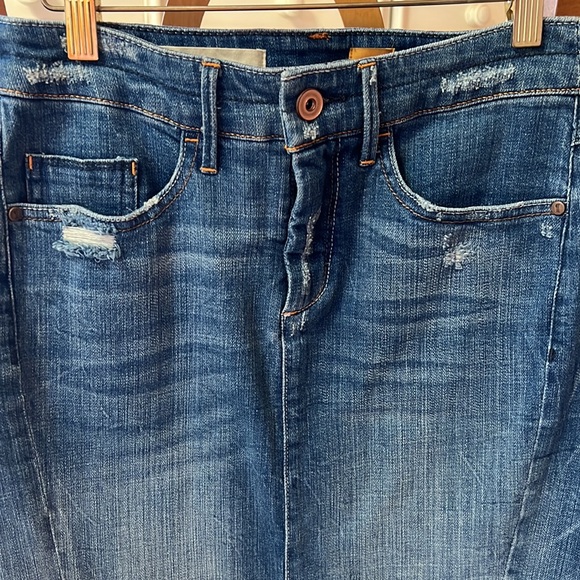 EUC Anthropologie Pilcro & the Letterpress denim skirt size 26 - Picture 5 of 13